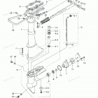 M2.5A2 Drive Shaft Housing, Gear Case & Steering Handle