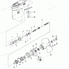 MD40B Корпус редуктора (гребной вал)