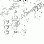 T25TLRC Коленчатый вал и Поршень