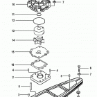F115TJRB-P Water pump adapter f115