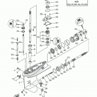 F50TJRB/F50TLRB/T50TLRB Lower casing drive 1 f50tlrb
