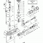 LZ200TXRB/Z175TXRB/Z200TXRB/LZ150TXRB/Z150TXRB/Z150TLRB Lower casing drive 3 lz150 200