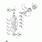 F75TLRB Коленчатый вал и Поршень