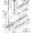 LF225TXRA/F225TURA/LF200TXRA/F225TXRA/F200TXRA/LF225TURA Lower casing drive 3 lf200 225