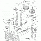 LF225TXRA/F225TURA/LF200TXRA/F225TXRA/F200TXRA/LF225TURA Клапана