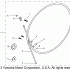 F80TJRA-PU Tiller steering shift cable f80 90