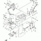 F2.5MSHB Кронштейн крепления к транцу