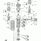 VX150TLRB Коленчатый вал и Поршень