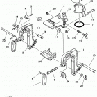 2MSHA Кронштейн крепления к транцу