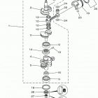 25MSHA Коленчатый вал и Поршень