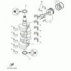 F100TXRZ/F100TLRZ/F80TLRZ Коленчатый вал и Поршень