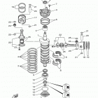 150TXRZ Коленчатый вал и Поршень