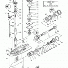 LX150TXRZ/SX200TXRZ/LX200TXRZ/SX150TXRZ Lower casing drive 3 l150 l200