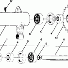 W878027 TRAIL BOSS 4X4 Details-front drive assembly center tightener assembly-p...