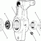 W878027 TRAIL BOSS 4X4 Front tightener assembly, l.h.-pn 1380004 front tightene...