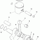 W877527 TRAIL BOSS Коленчатый вал и поршни