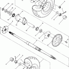 W877527 TRAIL BOSS Rear wheel drive assembly