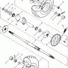 W878127 TRAIL BOSS 4X4 Rear wheel drive assembly