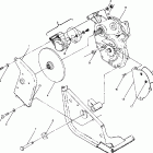 W877828 CYCLONE Right hand gearcase & brake mounting