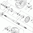 W878027 TRAIL BOSS 4X4 Rear wheel drive assembly