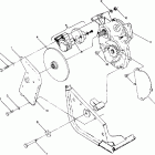 W877527 TRAIL BOSS Right hand gearcase & brake mounting