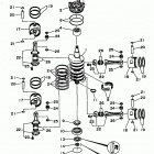 L130TXRX/115TJRX/S115TLRX/S130TXRX/S130TLRX/S115TXRX/130TLRX Коленчатый вал и Поршень