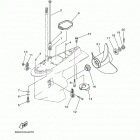 SX250TXRY/SX225TXRY/LX225TXRY/LX250TURY/LX250TXRY/SX225TURY/SX250TURY Lower casing drive 4 lx
