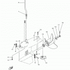 Z150TXRY/LZ200TXRY/Z200TLRY/Z200TXRY/Z150TLRY/LZ150TXRY Lower casing drive 4 68g 68k