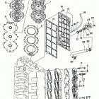 S250TURV/L225TURV/S225TURV/L225TXRV/L250TXRV/L250TURV/S225TXRV/S250TXRV Цилиндр и картер 2