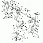 C40TLRV Bracket 1 (power trim & tilt - hydro-tilt)