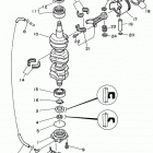 P75TLHU Коленчатый вал и Поршень