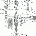 DX150TLRX Коленчатый вал и Поршень