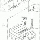 T50TLRX/F50TLRX/F40TLRX Топливный бак