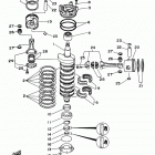 D150TLRX Коленчатый вал и Поршень
