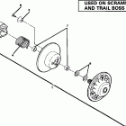W867027 SCRAMBLER Driven clutch assembly.