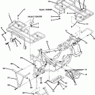 W867527 TRAIL BOSS Frame assembly with racks-trail boss