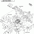 W867527 TRAIL BOSS Engine and muffler mounting