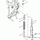 W867027 SCRAMBLER Strut assembly-trail boss