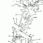 W867027 SCRAMBLER Steering assembly-trail boss