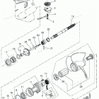NSD115A2 Gear Case, Propeller Shaft