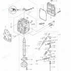 NSF9.8A3 Cylinder Head & Oil Pump