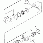W857027 SCRAMBLER Starting motor assembly