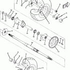W857027 SCRAMBLER Rear wheel drive assembly