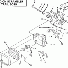 W857027 SCRAMBLER Head light assembly.