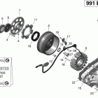 Spyder RSS SM5 magneto and electric starter 2