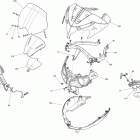 Spyder RSS SM5 body and accessories windshield