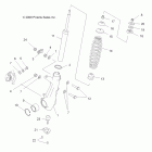 SPORTSMAN FOREST 800 6X6 - A12CF76FF Передние аммортизаторы