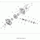 SPORTSMAN XP 850 - A12ZN85AA/AQ/AZ Drive train, rear gearcase internals