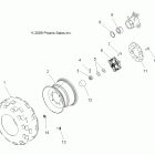 SPORTSMAN TOURING 500 HO INTL - A11DH50FX Колесо заднее