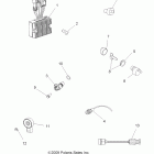 SPORTSMAN TOURING 500 HO INTL - A11DH50FX Электрика ,датчики и переключатели
